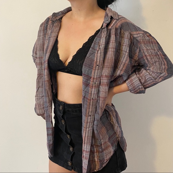 BDG Flowy Plaid - Picture 2 of 4